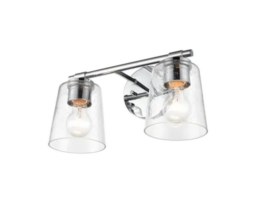 Millennium Lighting 8112-CH - 2 Light 15 Wide Bathroom Vanity Light - Chrome