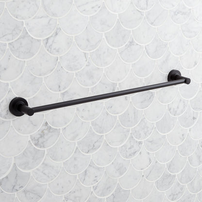 Signature Hardware SHLE24TBGM Lexia 24" Towel Bar - Gunmetal