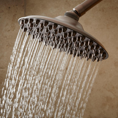 Signature Hardware 250948 8" Bostonian Single Function ShowerHead-Brushed Nickel