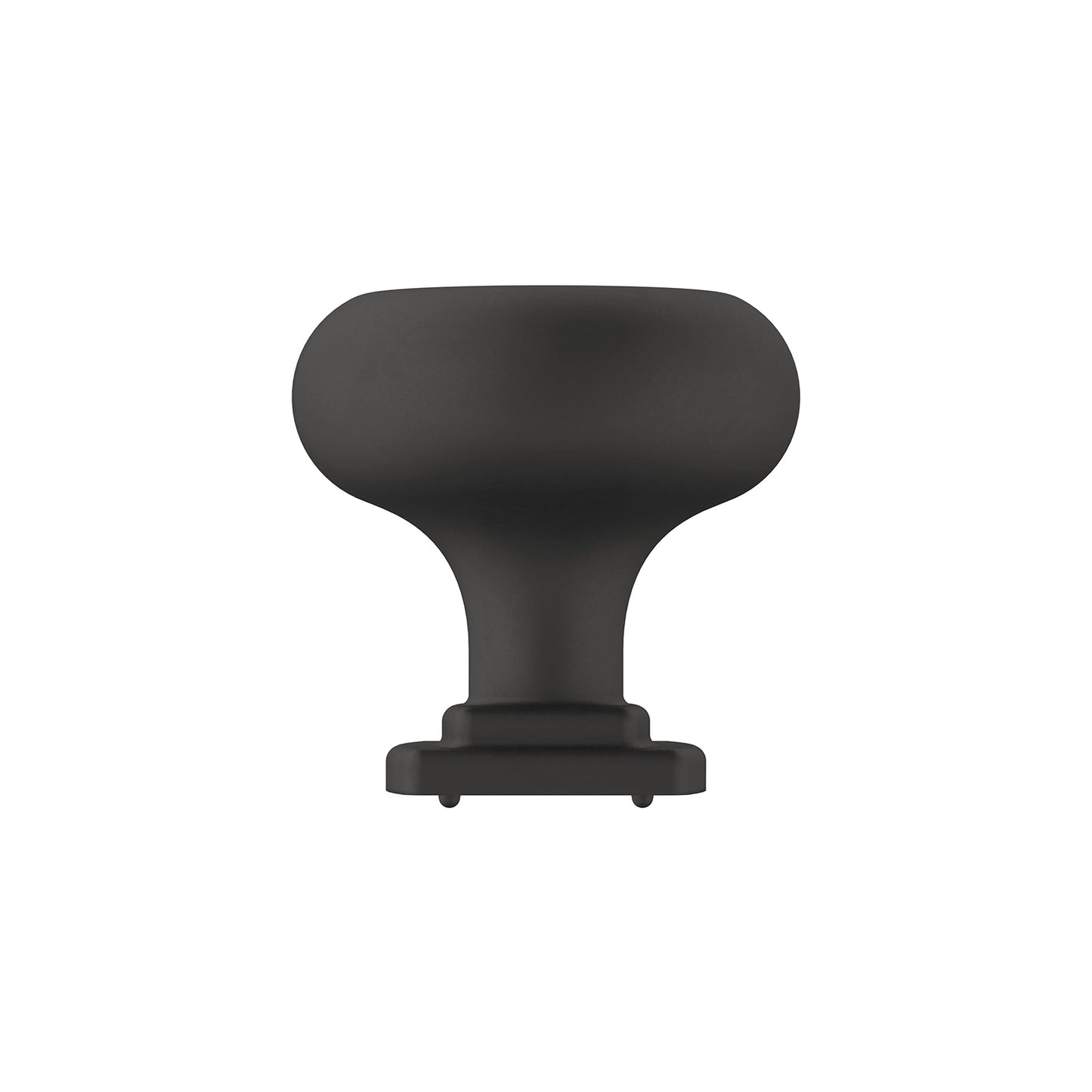 Amerock Cabinet Knob Matte Black 1-1/4 inch (32 mm) Diameter Surpass