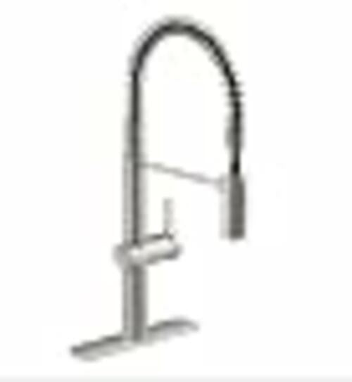Kohler R38475-LVS Haku Pull-Down Kitchen Faucet, Stainless Finish, Sweep Spray