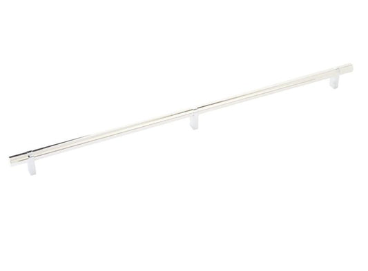 Emtek 84160 20" Centers Rectangular Bar Stem Polished Chrome/Nickel