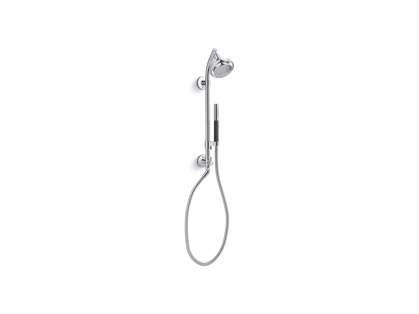 KOHLER 45906-BN HydroRail-S Shower Column, Shower Column for Fixed Showerhead BN