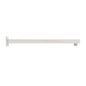 Signature Hardware-18" Modern Square Wall-Mount Shower Arm-Brushed Nickel