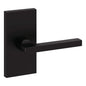 Baldwin Hd.Squ.Cfr Square Non-Turning One-Sided Dummy Door Lever - Black