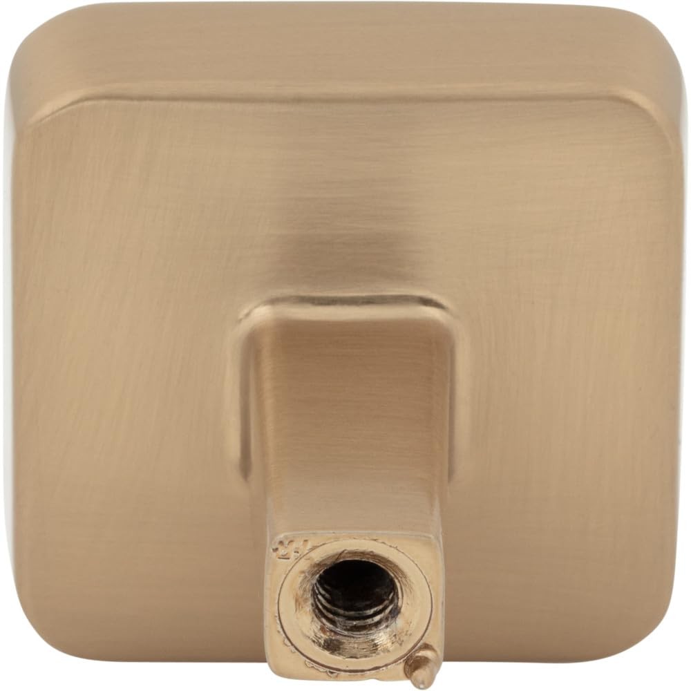 Jeffrey Alexander 905SBZ Whitlock 1-1/4" Diameter Square Knob Satin Bronze