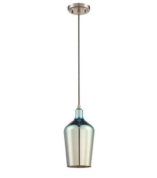 Craftmade P720BNK1 - 6 Inch Mini Pendant Brushed Polished Nickel