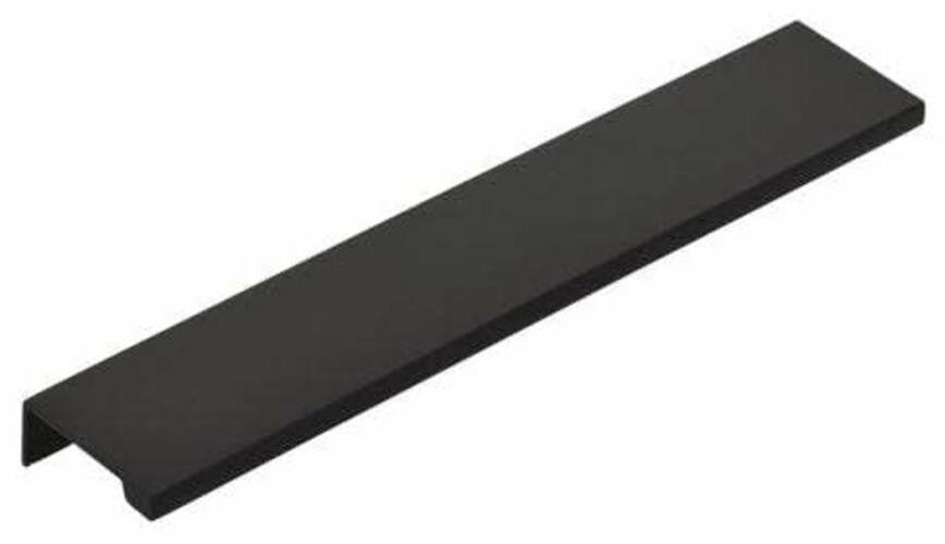Emtek 87110US19 Edge 4 Inch Center to Center Finger Cabinet Pull Black