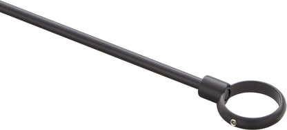 Signature Hardware 466803 60" x 48" Corner Brass Shower Rod - Matte Black