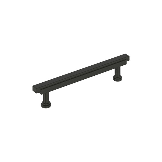 Amerock BP36992MB Gilderoy 5-1/16" C2C Bar Cabinet Pull - Matte Black