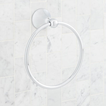 Signature Hardware SH555048ORB Traditional 6-7/8" Towel Ring - Oil Rubbed Bronze