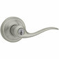 Kwikset 740TNL-15SMT Smartkey Tustin Entry Leverset Satin Nickel