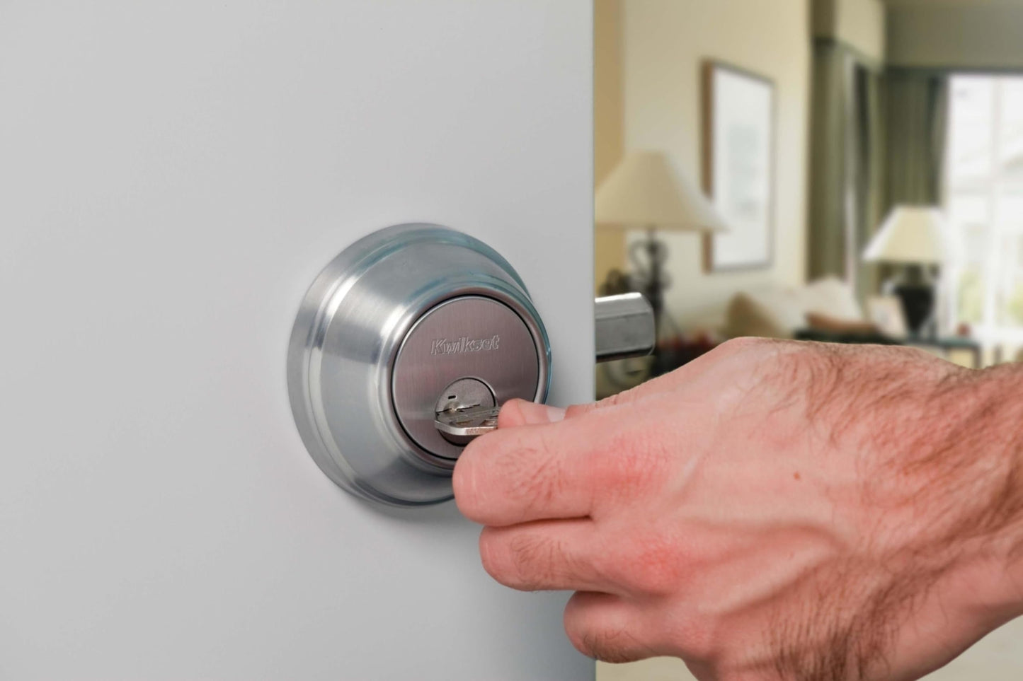 Kwikset 780-S.STRKP Single Cylinder Keyed Entry Deadbolt-Polished Brass