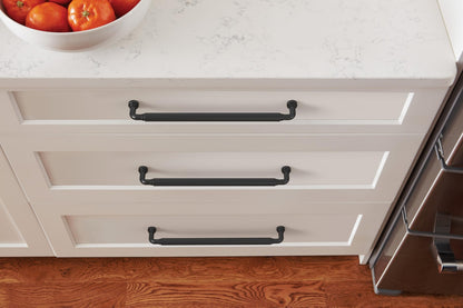 Amerock BP37667MB Coble 10-1/16" Center-to-Center Matte Black Cabinet Pull