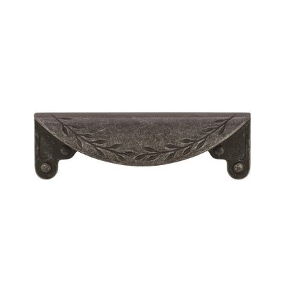 Amerock BP1582WID Nature's Splendor Cabinet Cup Pull Wrought Iron Dark 3" C2C