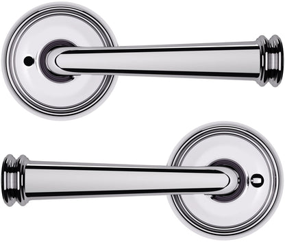 Baldwin 5116.044.PRIV Privacy Door Lever Set w/Rose - Lifetime Satin Brass