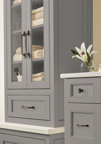Amerock BP553178BR Highland Ridge Cabinet Pull Black Bronze 3-3/4" C2C