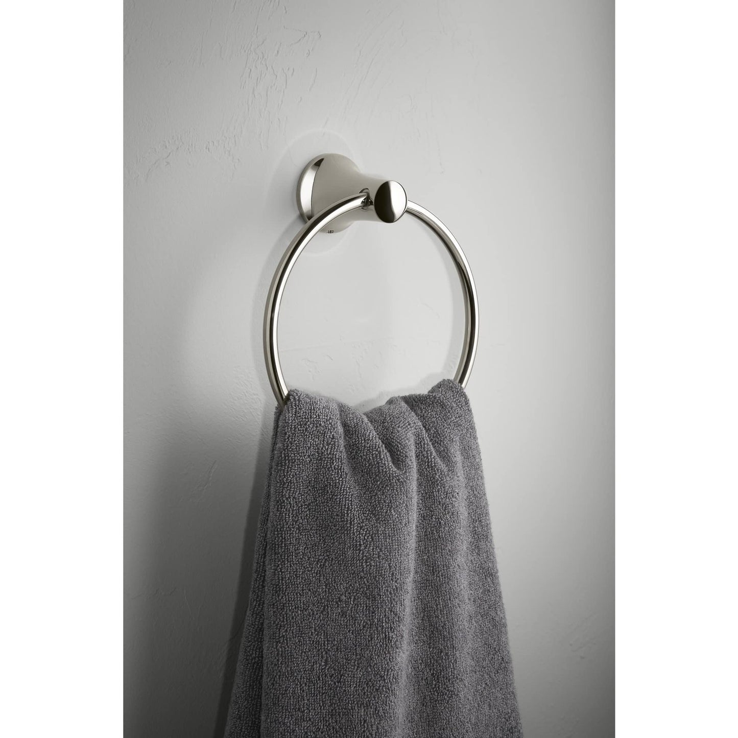 Kohler K-21955-CP Tempered 6-7/8" Wall Mounted Towel Ring - Chrome