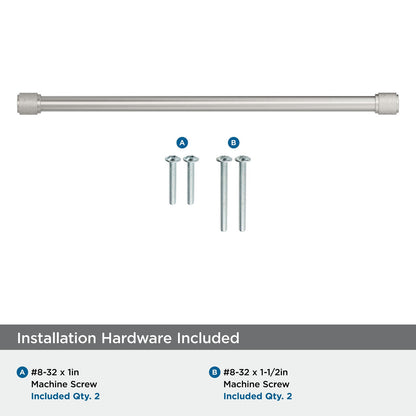 Amerock BP37749G10 12-5/8" Faraday Satin Nickel Drawer Pull
