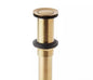 Signature Hardware Press Type Pop-Up Bathroom Drain - No Overflow - Brushed Gold