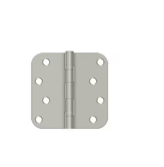 Deltana 4 x 4 Satin Nickel Door and Butt Hinge (Pair) - S44R5BB15
