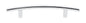 Alno A419-4-PC Arch Modern Pulls 4", Polished Chrome