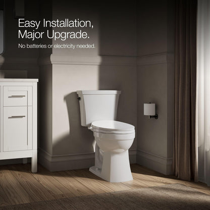 Kohler 98804-0 PureWash M300 Manual Elongated Bidet Toilet Seat, White
