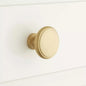 Signature Hardware 1-1/4" Nantes Brass Round Cabinet Knob - Pack of 2-NEW IN BOX