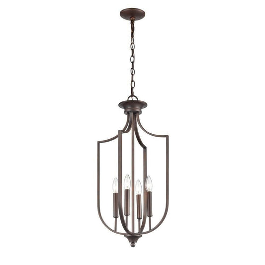 Millennium Lighting 9836-RBZ 4 Light Pendant Rubbed Bronze
