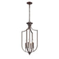 Millennium Lighting 9836-RBZ 4 Light Pendant Rubbed Bronze