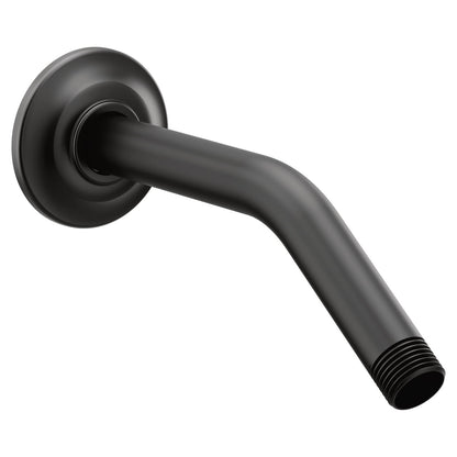 Moen S122BL Matte Black Premium Standard Shower Arm with Flange