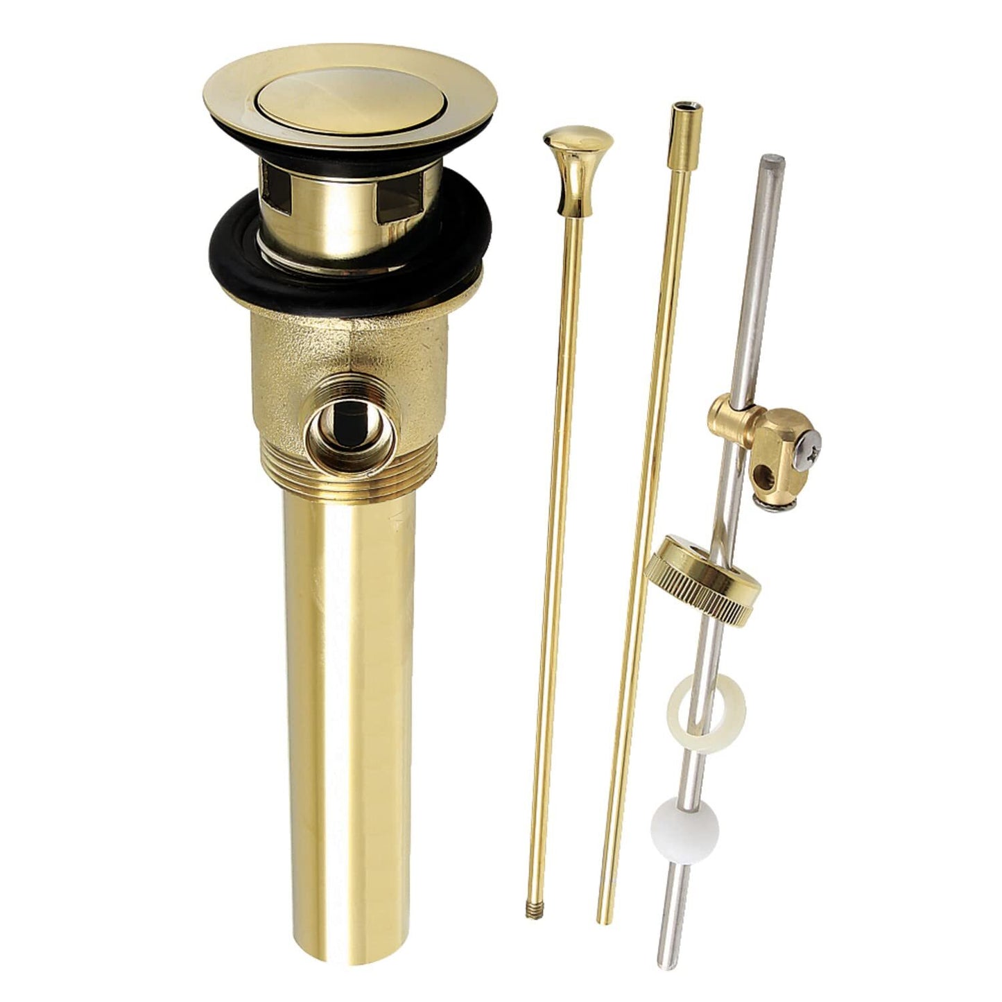 Kingston Brass KBT2122 Made to Match Drain with Overflow, Polished Brass