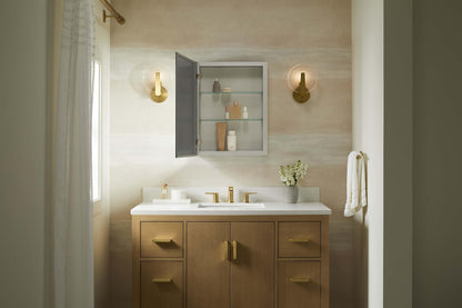 KOHLER K-55062-NA Embark Medicine Cabinet Adjustable Mirrored Door 20x26"
