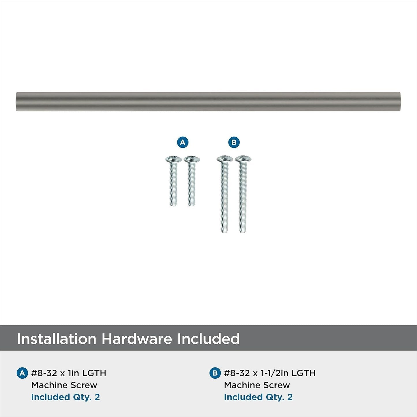 Amerock BP36915G10 Cabinet Pull Satin Nickel 8-13/16" C2C Versa