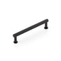 Schaub Pub House Collection 5 in. (127mm) Knurled Pull, Matte Black - 5005-MB
