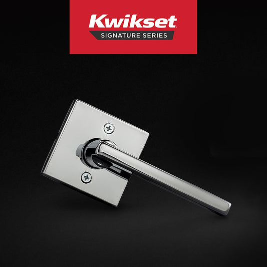 Kwikset 788HFLSQT26 Halifax Dummy Door Handle Single Sided Lever Polished Chrome