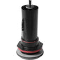 KOHLER 3" Toilet Flush Valve Kit, Black, 3" Canister with a 3" Outlet, 1069722