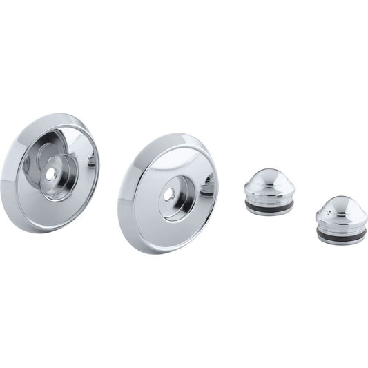 KOHLER K-349-CP Forte/Bancroft Slide Bar Trim Kit, Polished Chrome