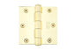 Emtek 910134 Steel Hinges (Pair) SD - Square Corners 3 1/2" x 3 1/2" Satin Brass