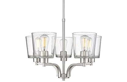 Millennium Lighting Evalon - 5 Light Chandelier-18 In x 24 In-BN Finish