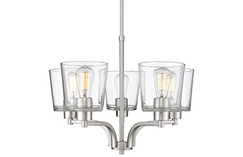Millennium Lighting Evalon - 5 Light Chandelier-18 In x 24 In-BN Finish