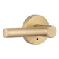 Miseno HLK2103CB Elkton Round Rod Privacy Door Lever Set - Satin Brass