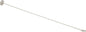 Signature Hardware 466833 36" Steel Shower Rod Ceiling Support - Brushed Nickel