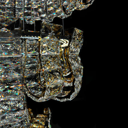 Luxury 4-Tier Gold Crystal LED Chandelier - view 6