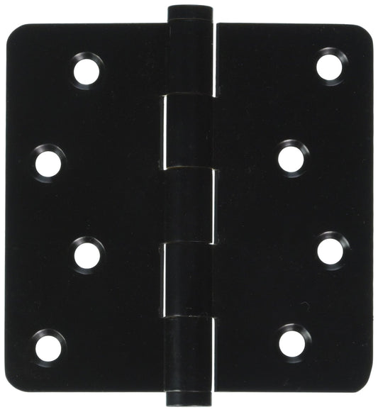 Deltana DSB4R419-RZ Zig Zag Solid Brass 4-Inch x 4-Inch x 1/4-Inch Radius Hinge