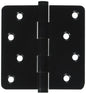 Deltana DSB4R419-RZ Zig Zag Solid Brass 4-Inch x 4-Inch x 1/4-Inch Radius Hinge