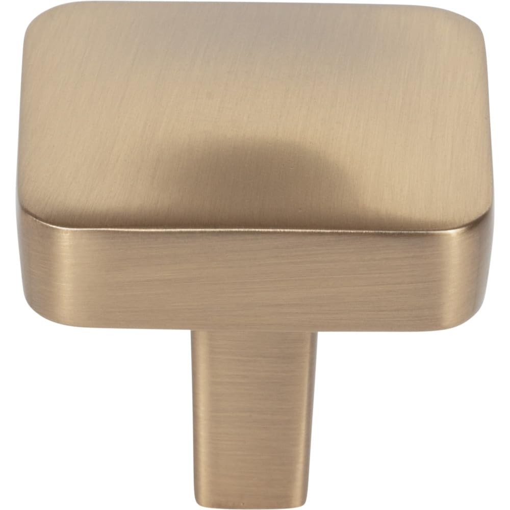 Jeffrey Alexander 905SBZ Whitlock 1-1/4" Diameter Square Knob Satin Bronze