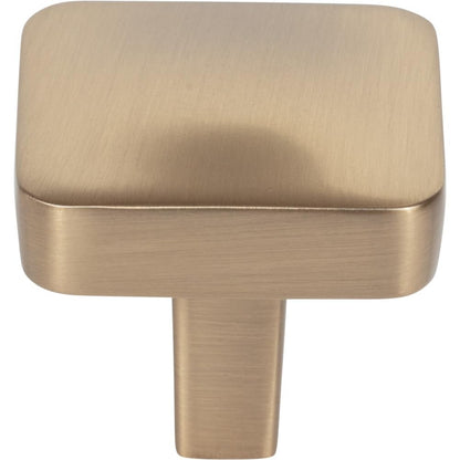 Jeffrey Alexander 905SBZ Whitlock 1-1/4" Diameter Square Knob Satin Bronze