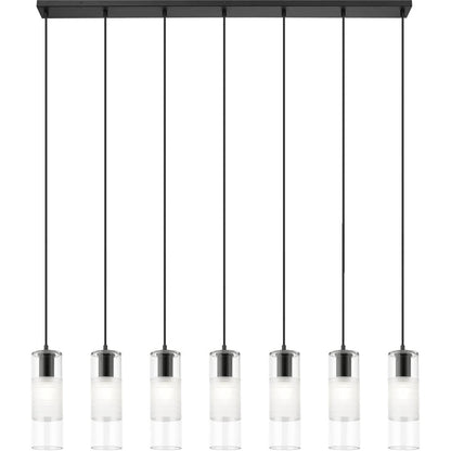 Z-Lite 824P-7L-MB Alton Chandelier, 7-Light 420 Total Watts, Matte Black