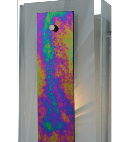 Meyda 118485 - 6.5"Sq Metro Aurora Borealis Quadrato Mini Pendant